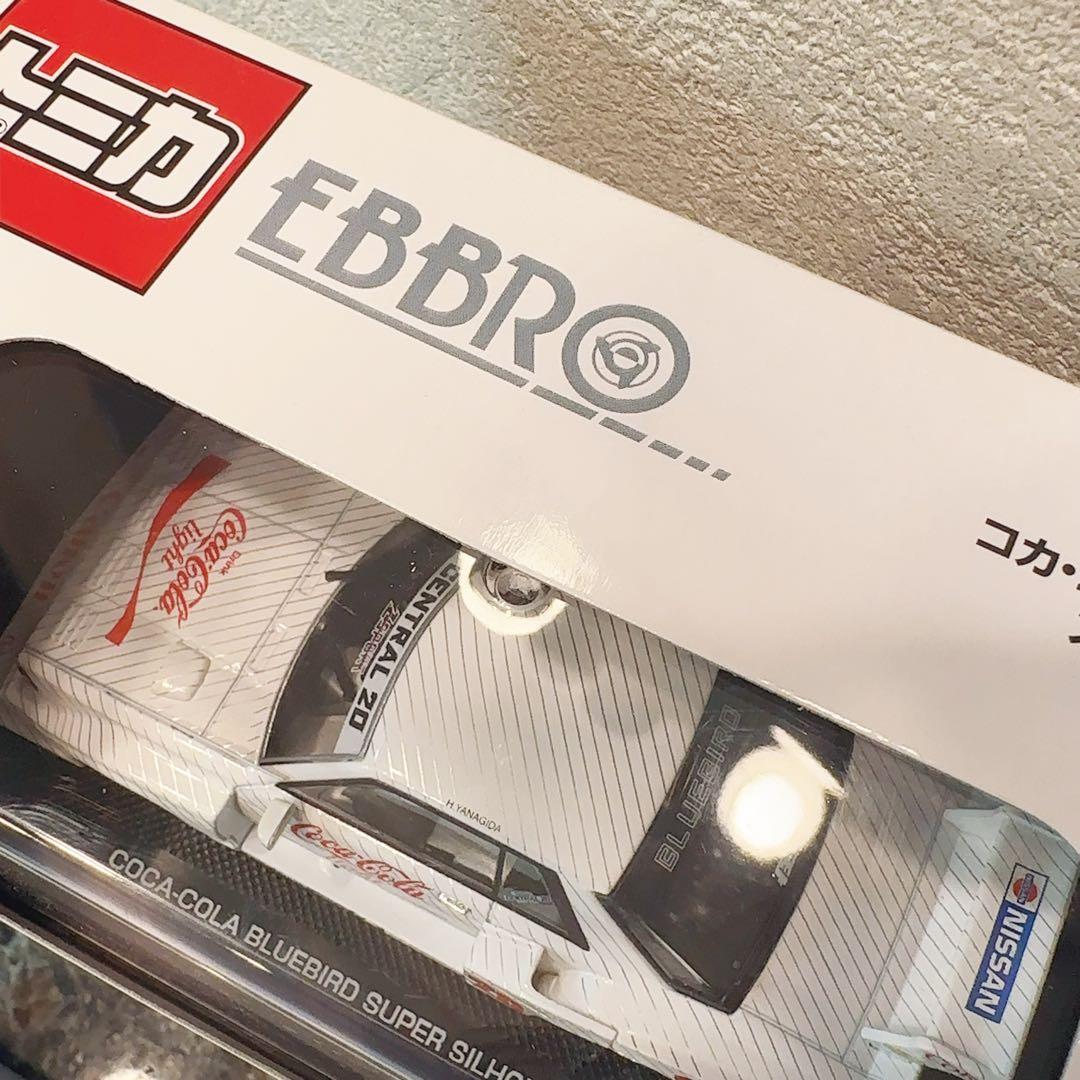 新品未開封　トミーテック エブロ ニッサン コカコーラ ブルーバード シルエット
