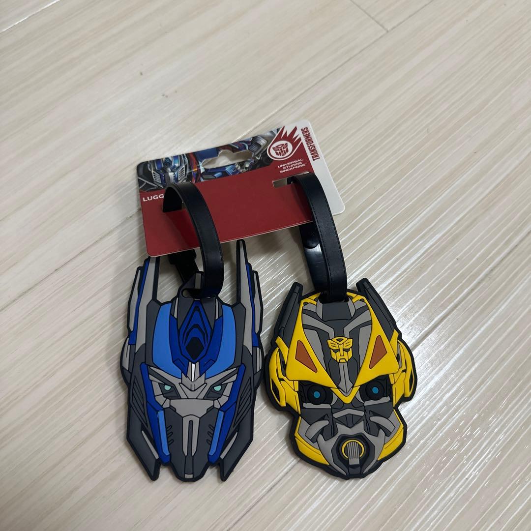 シンガポールユニバ限定　オプティマスプライム バンブルビー 荷物タグ