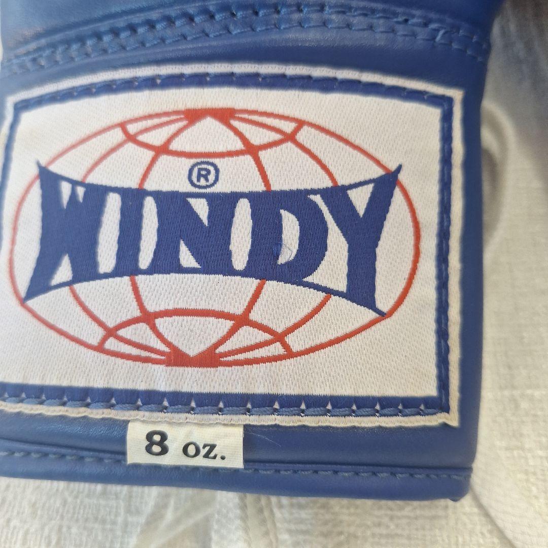 WINDY ボクシンググローブ 8 oz 青 中古・美品