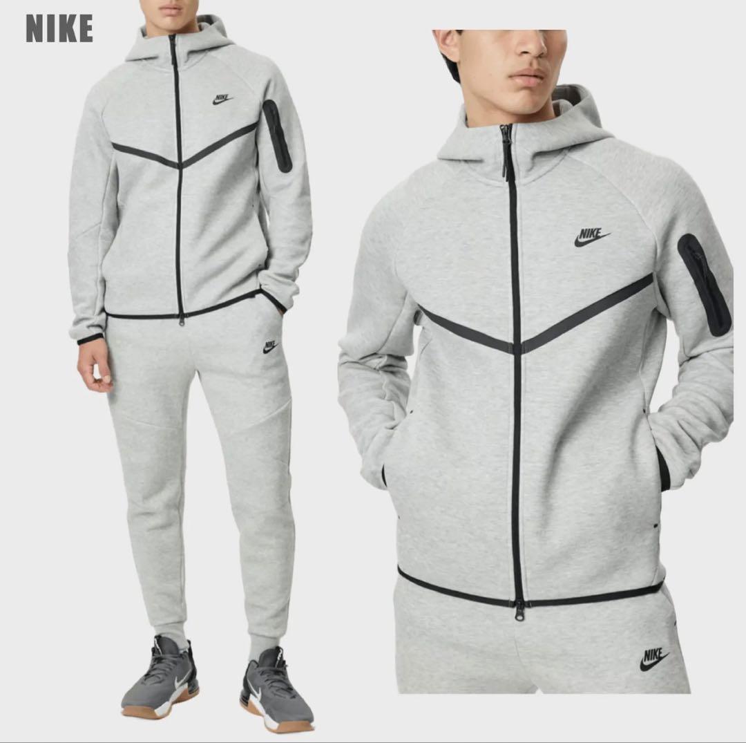 ‼️廃盤モデル‼️Nike テックフリース　グレー　セットアップ M