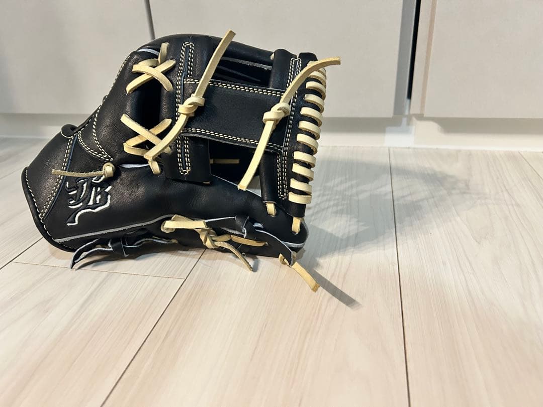 和牛JB 006Ｔ　小指２本　プロテオス型付　屋外未使用　黒　ショートサード