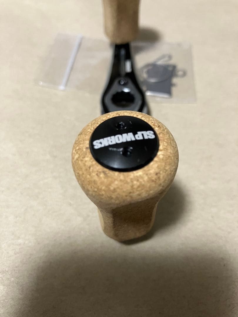 ダイワ　SLPワークス パワースクエアコルクノブ＆110mm クランクハンドル