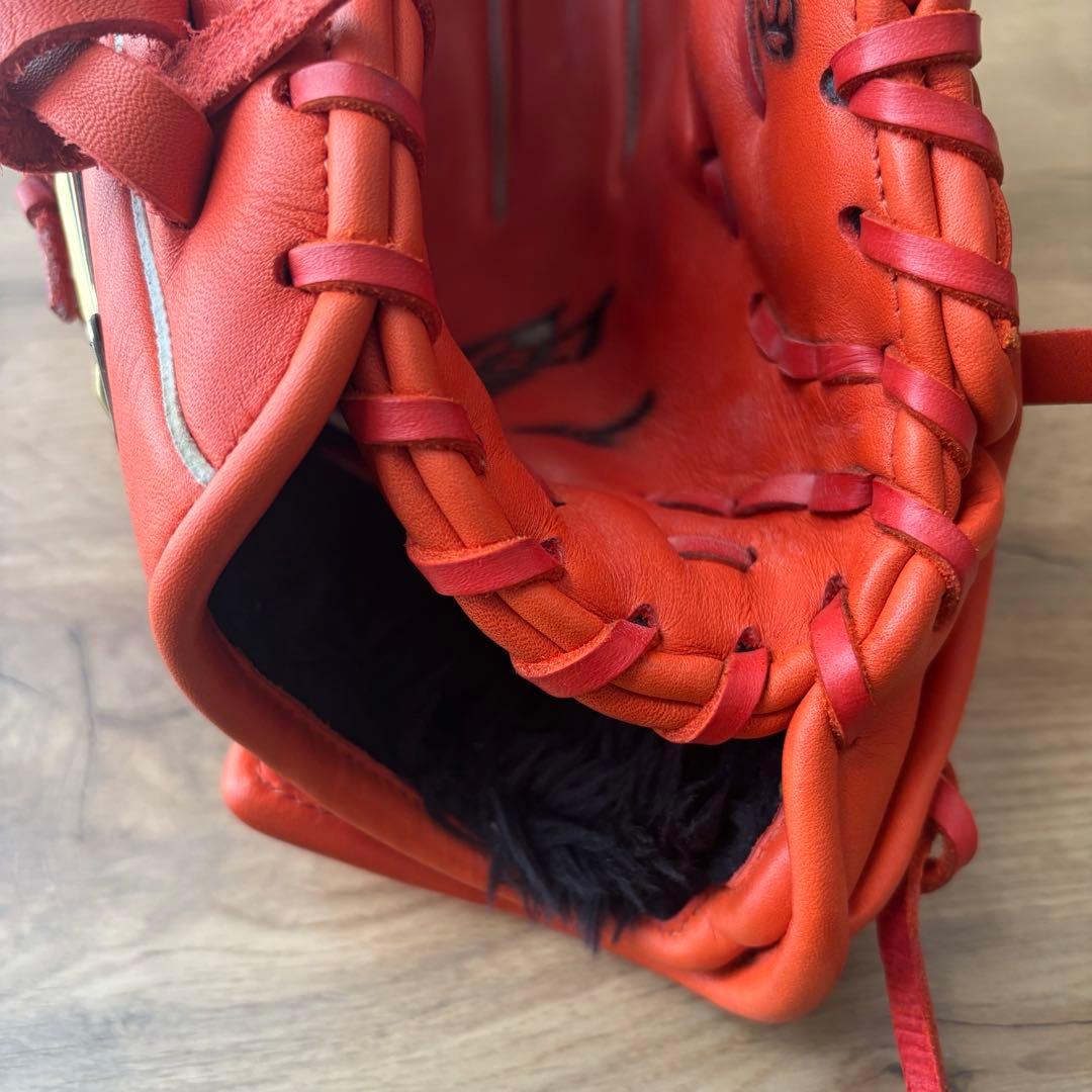 MIZUNO ミズノ　（SELECT9）　ソフトボール用　右投げ用　オレンジ