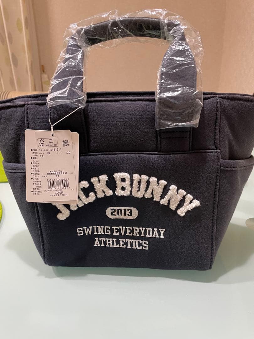 【値引】JACK BUNNY トートバッグ ネイビー