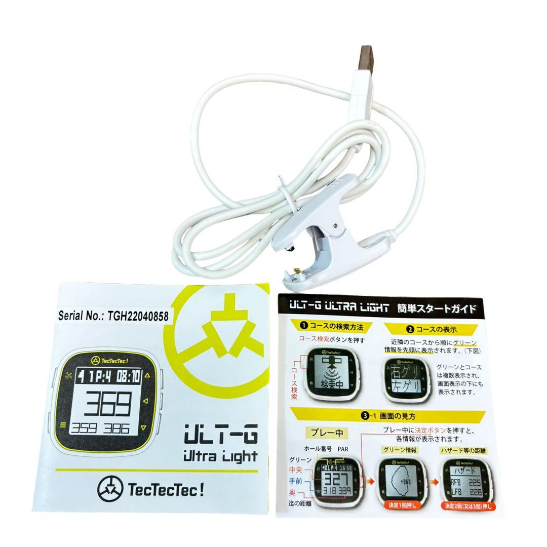 J4169★ 新品　TecTecTec ゴルフGPS距離計 ULT-G