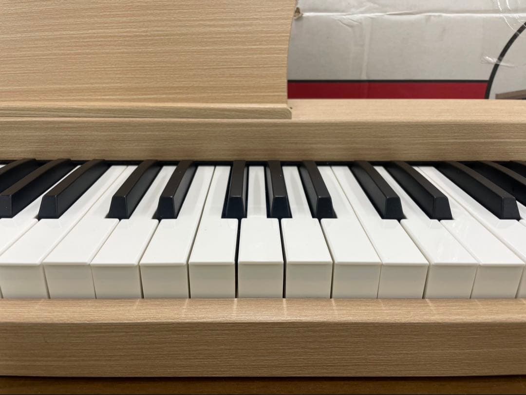 電子ピアノ88鍵盤　木目調ボディ　給電タイプ　オークベージュ