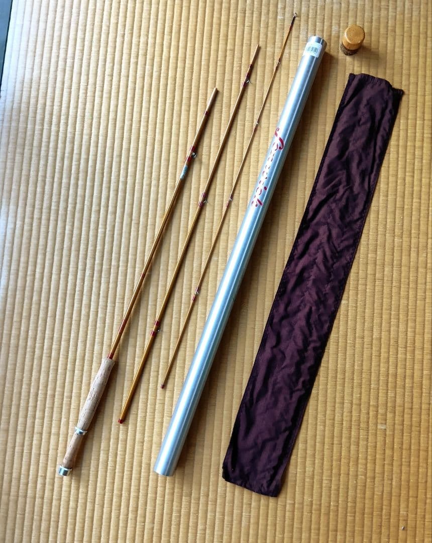 Fenwick フェンウィック 3ピースグラスロッド フライ 未使用品　ルアー