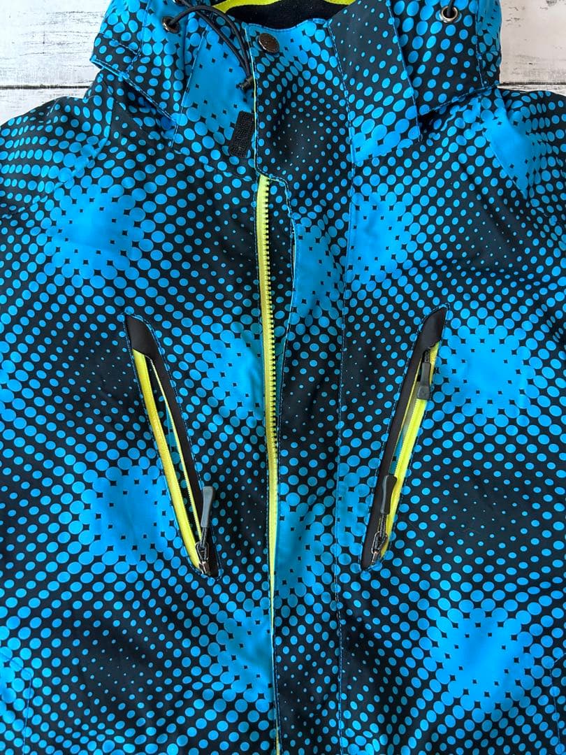 Mizuno スキーウェア Rサイズ 青/黒/黄