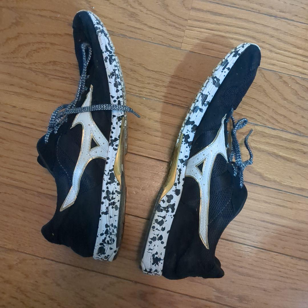 Mizuno スパイクシューズ ブラック/ゴールド