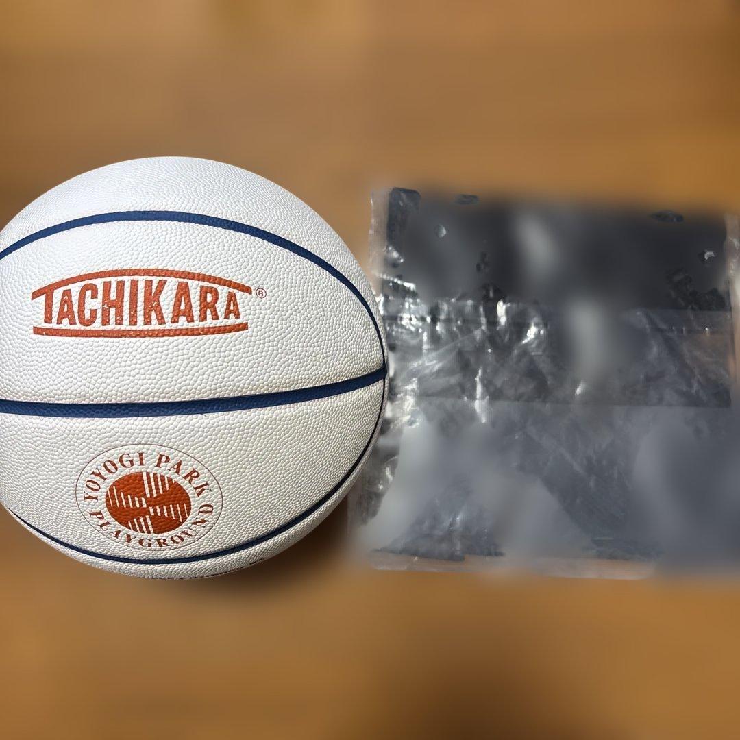 タチカラ　バスケボール7号　ボールサック2個付き