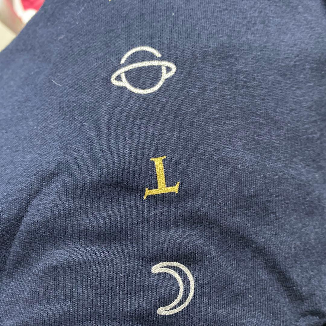 ずっと真夜中でいいのに。 金と銀の絵文字ついてるTシャツ XXXLサイズ