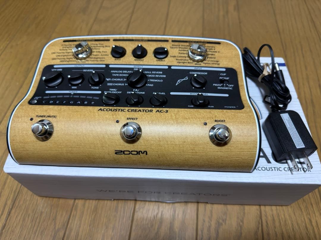 【中古】 ZOOM AC-3 Acoustic Creator＋ソフトケース