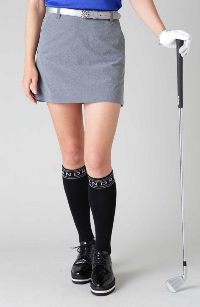 SALE！STANDREWS メランジェスカート　グレー