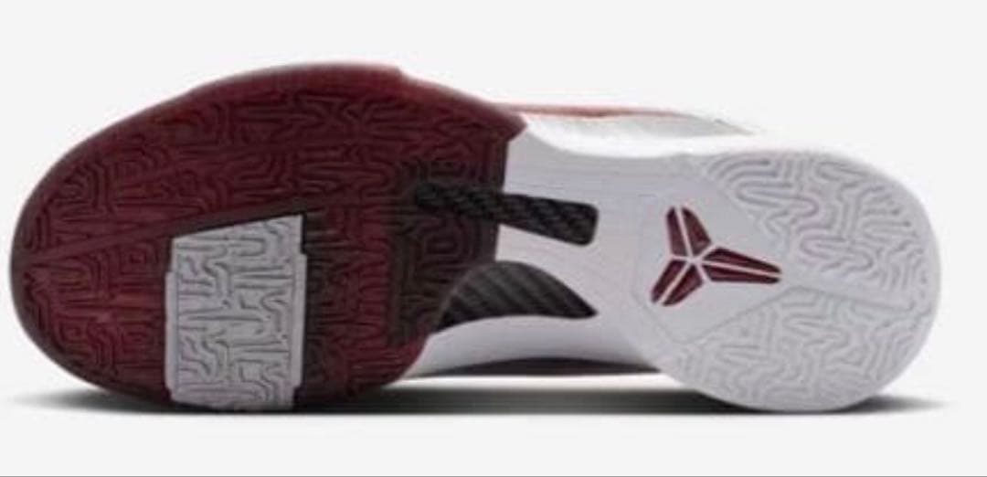 ズームコービー5 Nike バスケットボールシューズ シルバー/バーガンディ