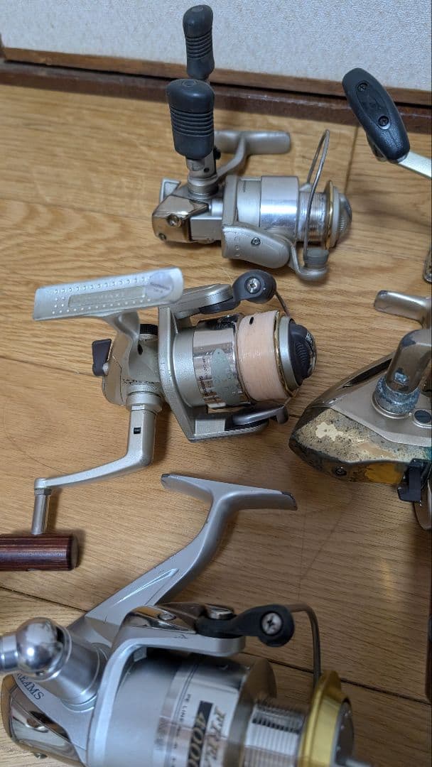 SHIMANO DAIWAスピニングリール22個釣竿4セットまとめ売り