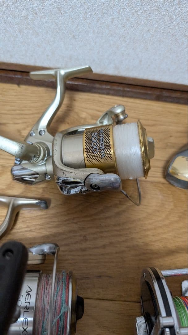 SHIMANO DAIWAスピニングリール22個釣竿4セットまとめ売り