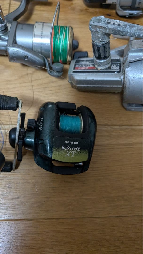 SHIMANO DAIWAスピニングリール22個釣竿4セットまとめ売り