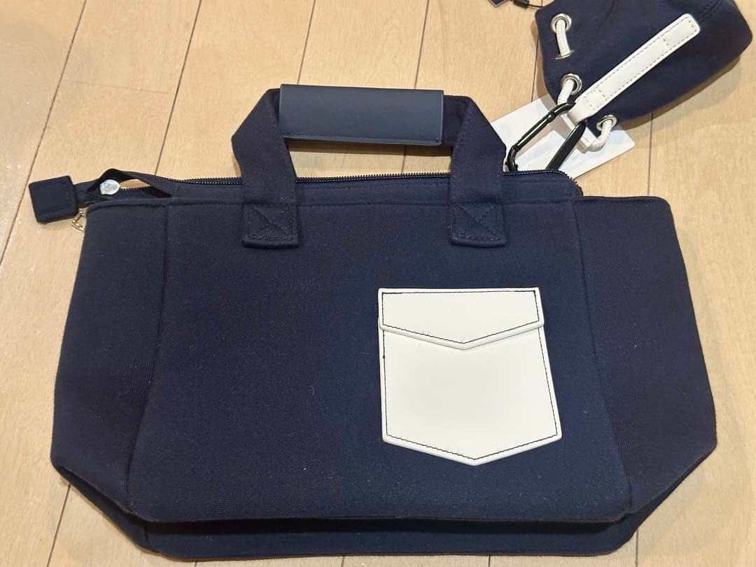 PEARLY GATES ネイビー トートバッグ