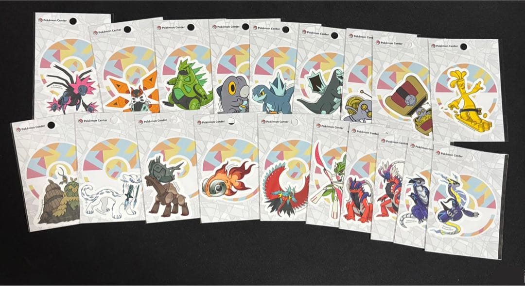 ポケモン　貼って剥がせるステッカー まとめ パルデア スカーレット バイオレット