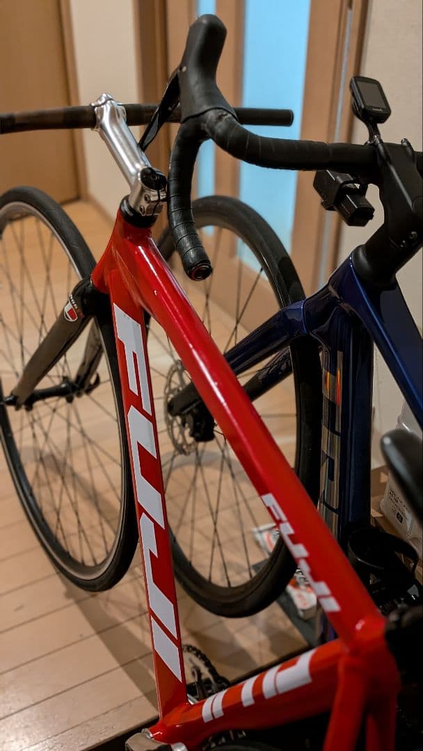 FUJI ピストバイク レッド 完成車
