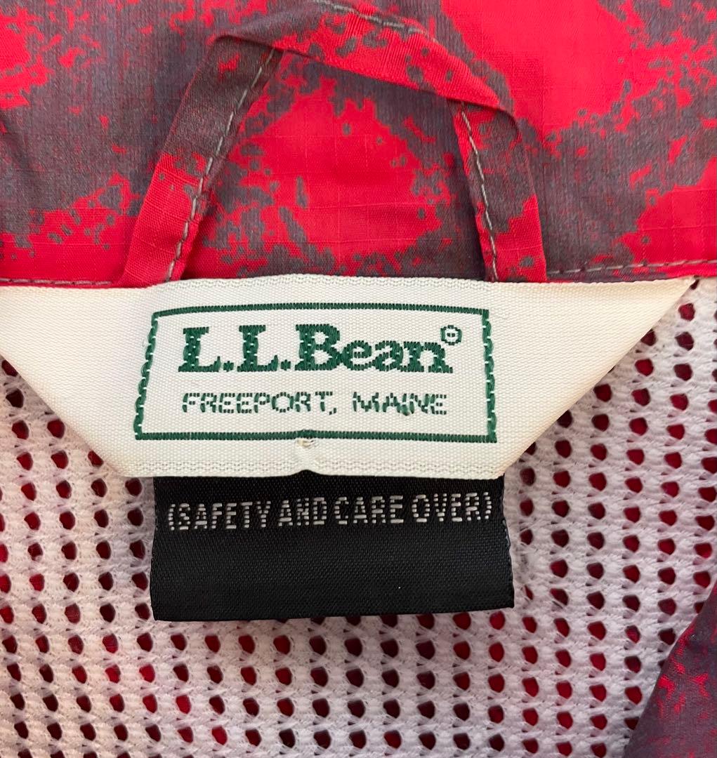 L.L.Bean illumiNITE サイクリングジャケット 総柄リフレクター