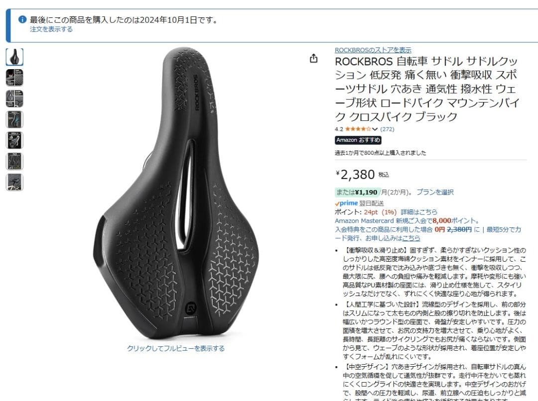 2024年5月購入　Ripwheat 折りたたみ自転車 軽量13.1kg