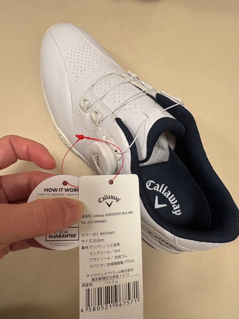 シューズ(女性用) Callaway AEROSPORT 80A WMS 23.0 JP
