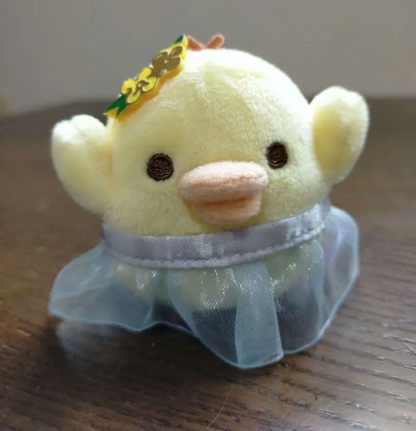 リラックマ　スワンと金色の花スペシャルぬいぐるみ　キイロイトリ　受注生産