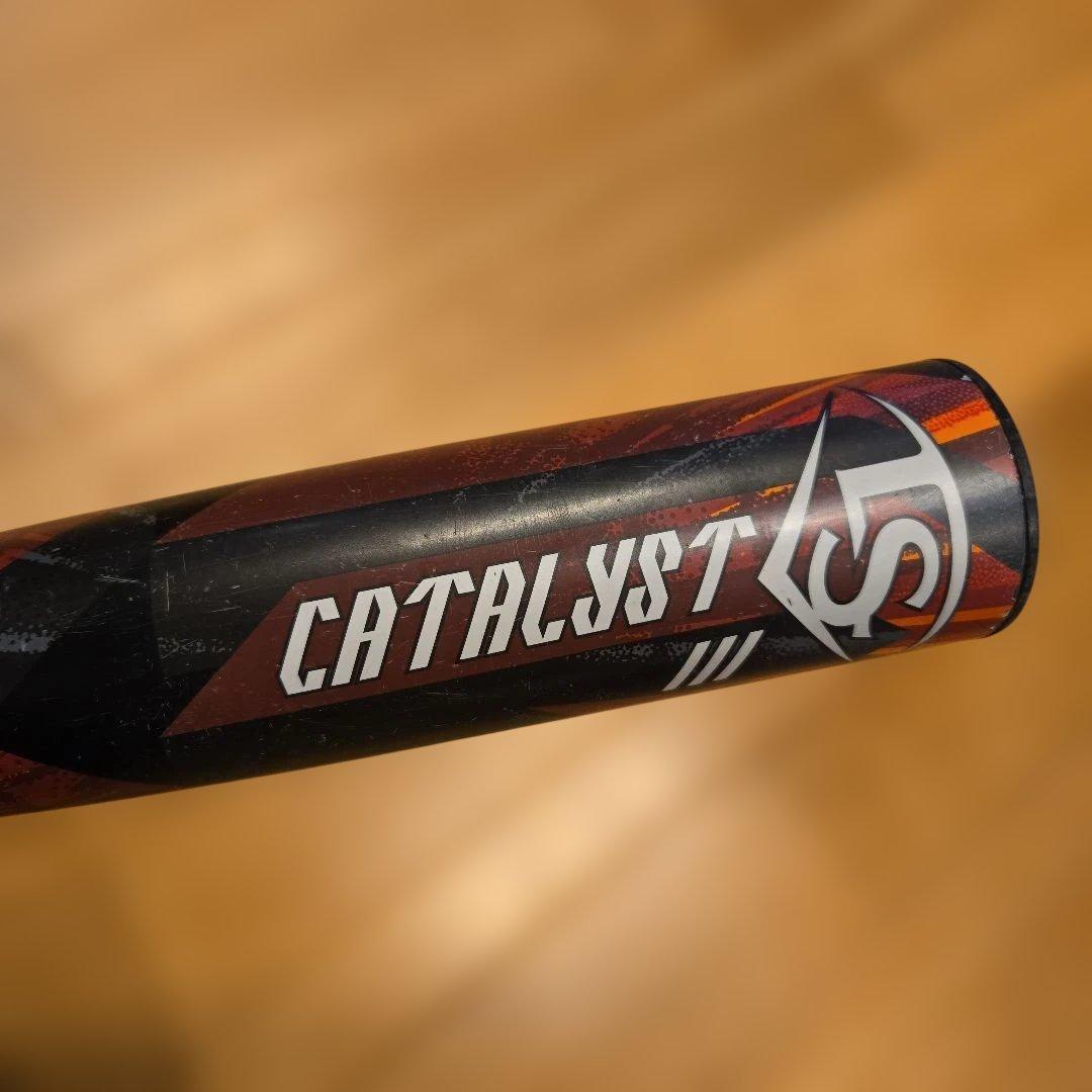 CATALYST III 軟式バット 黒/赤