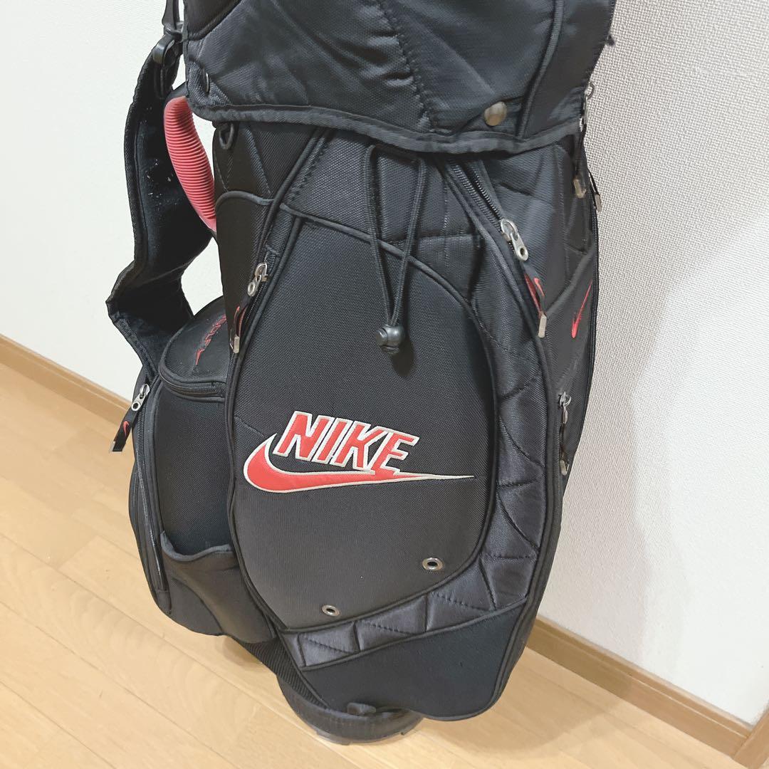 K317 訳あり NIKE ナイキ キャディバッグ　ブラック