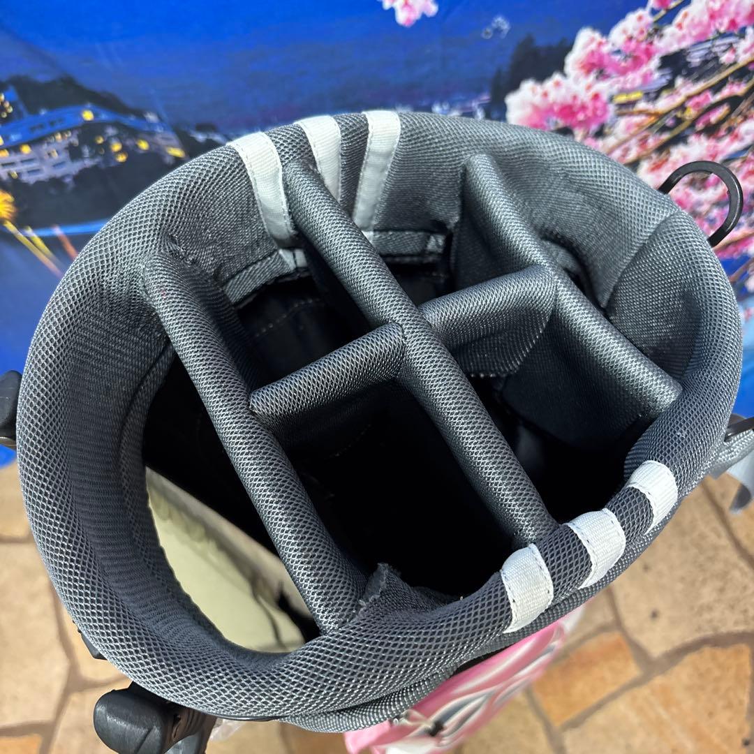 寶BV-1133 adidas アディダス スタンド式 キャディバッグ ピンク