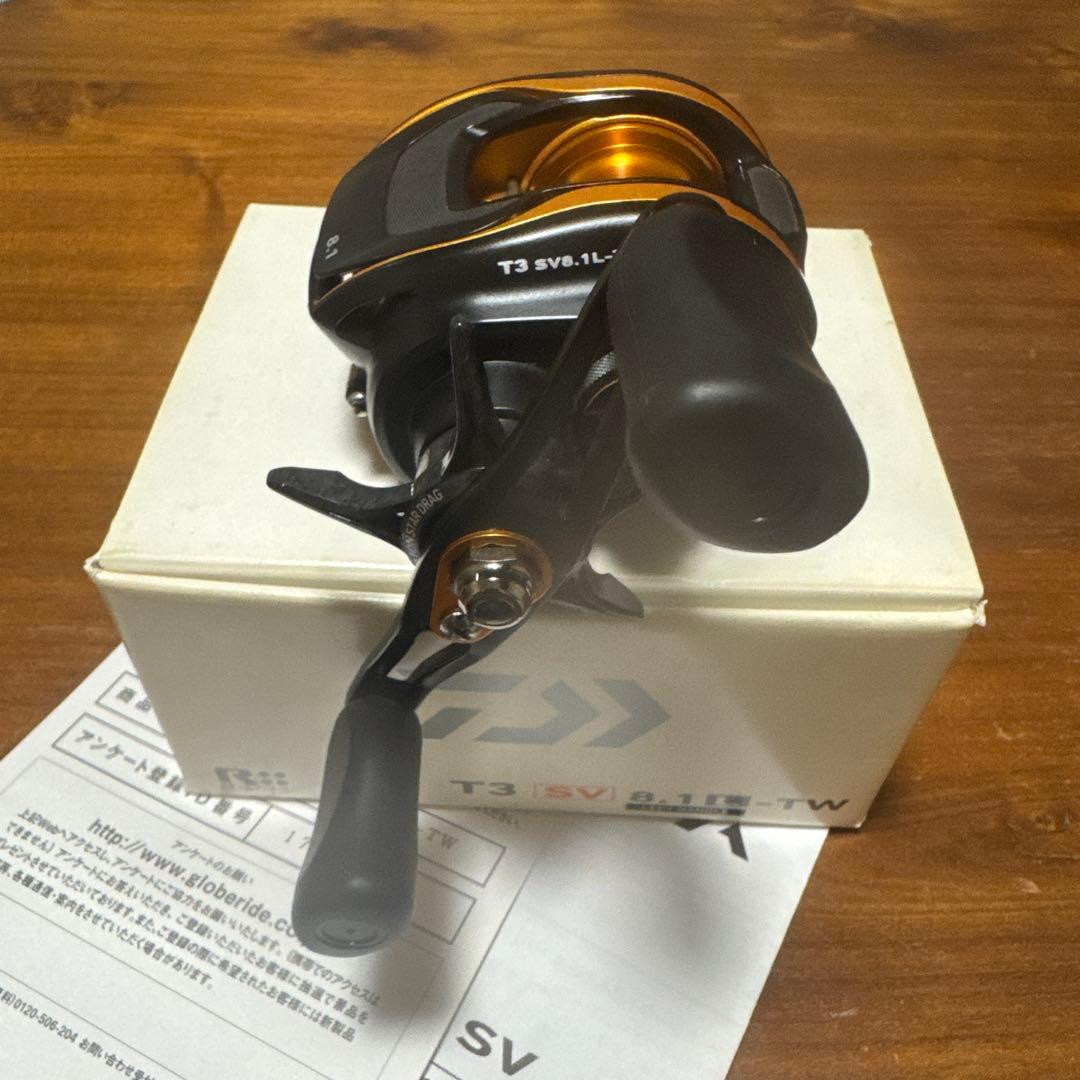 隣*ん様 ダイワ　T3 SV8.1L-TW ベイトリール 左巻き