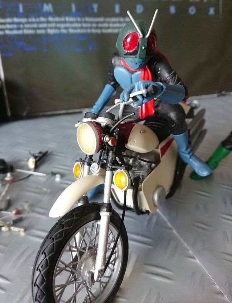 「ジャンク」壽屋　仮面ライダー2種 組立塗装済品