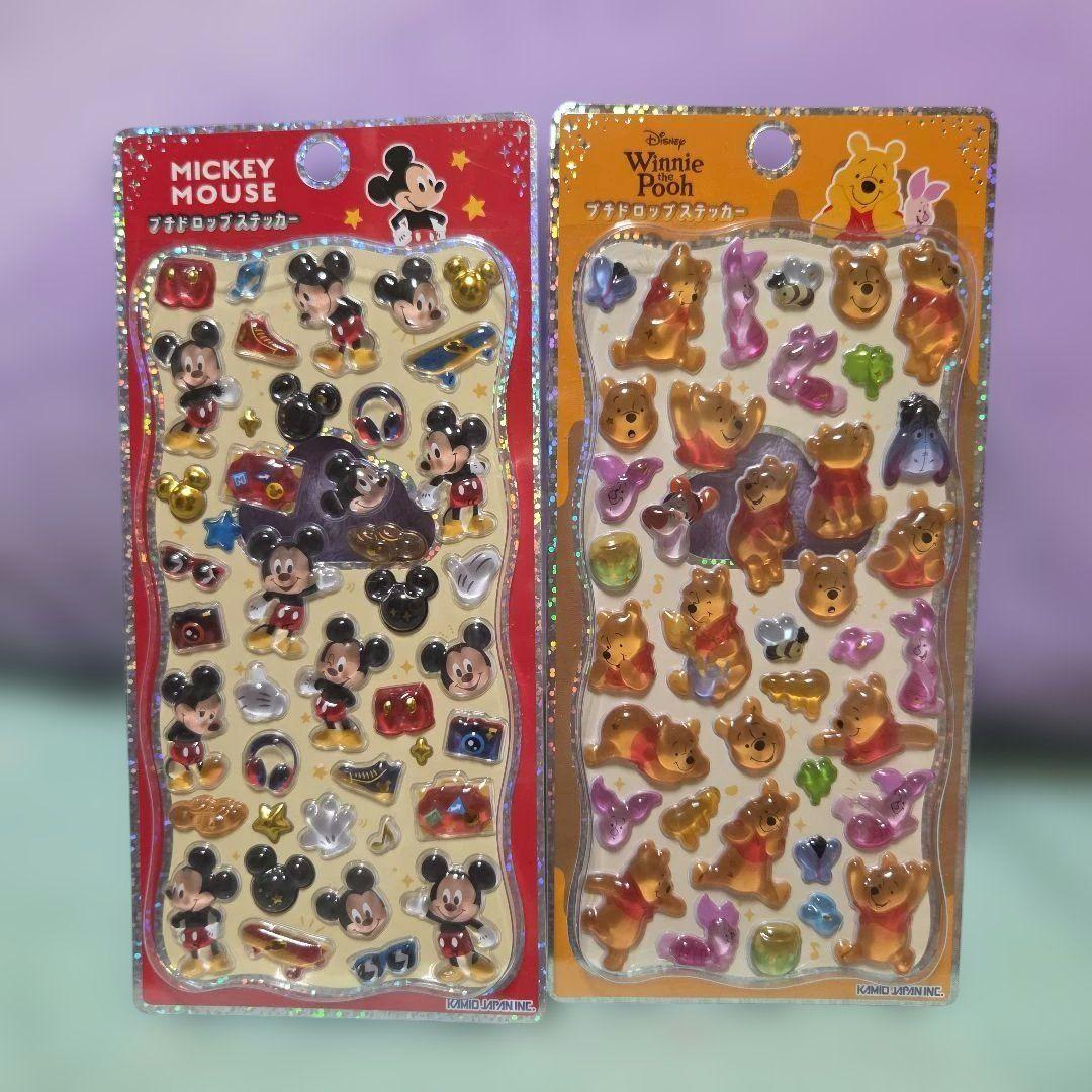 【国内正規品】プチドロップステッカー　ディズニー５枚