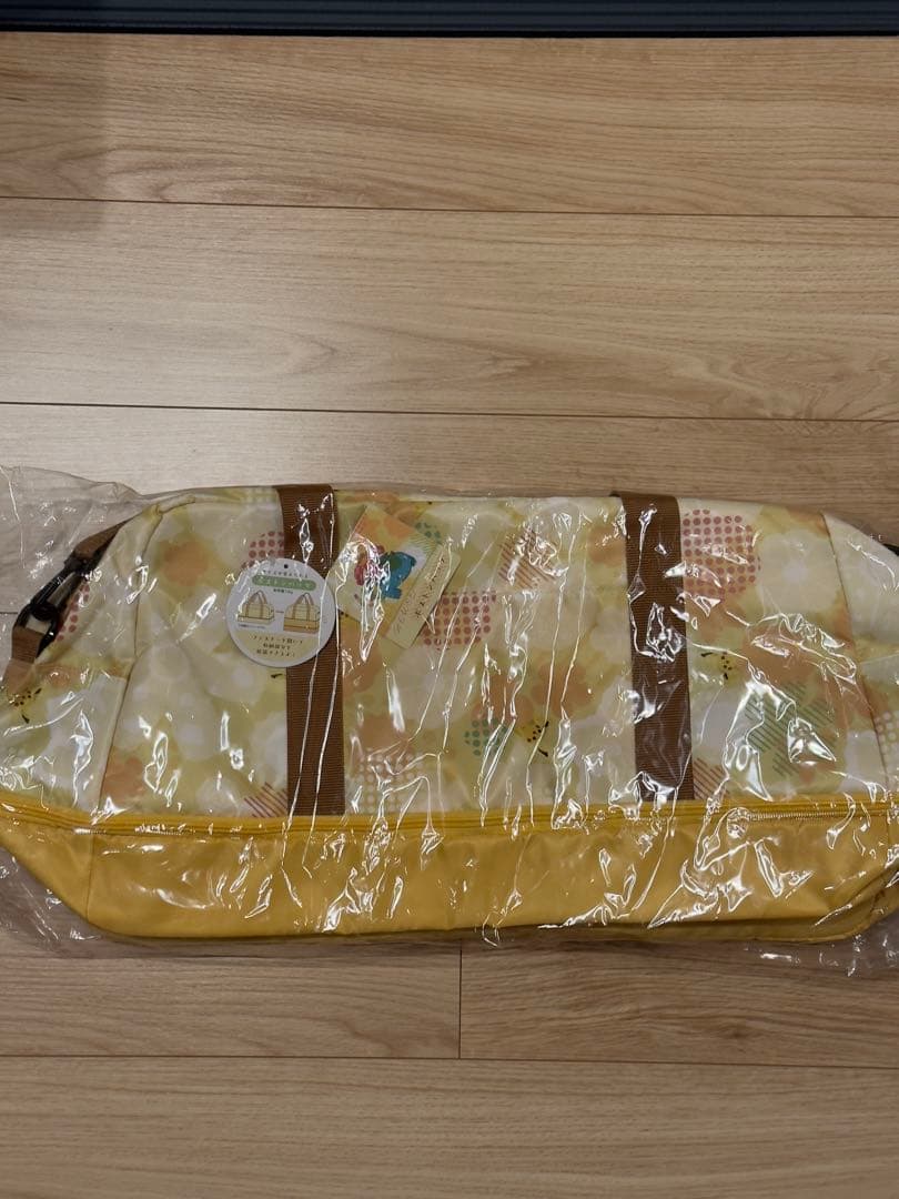 【新品・未開封】拡張できるボストンバッグ みだれざき