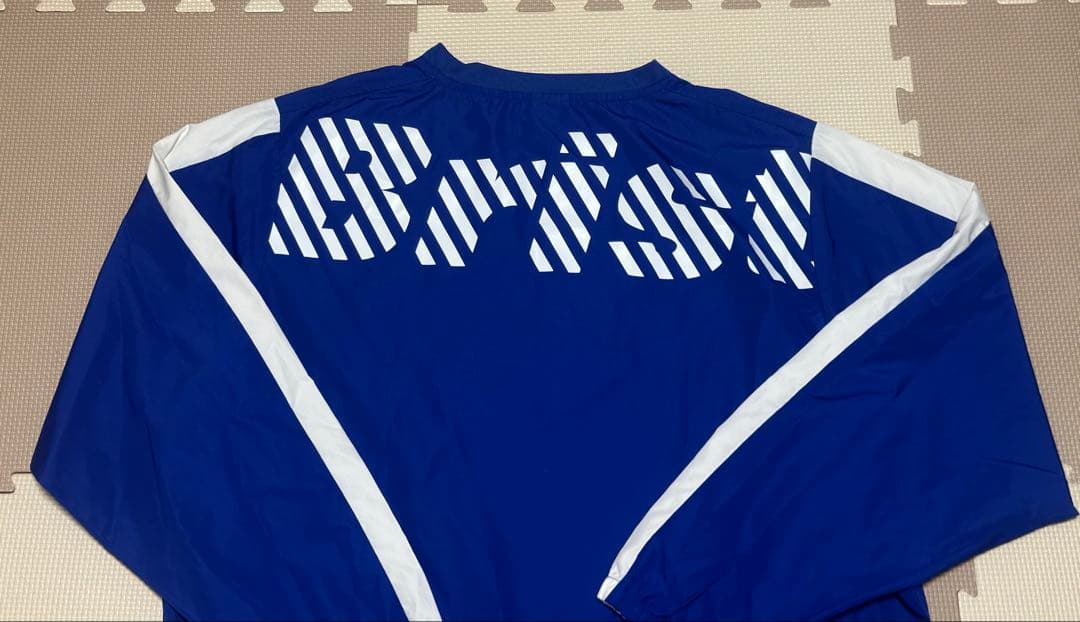 【未使用級】F.C.R.B. ブリストル ブルー ピステ L 背面ロゴ 極美品