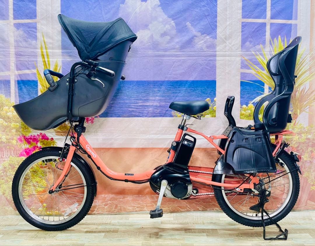 2019年！ギュットクルーム16AH！⭐️子供乗せ電動アシスト自転車Y3605