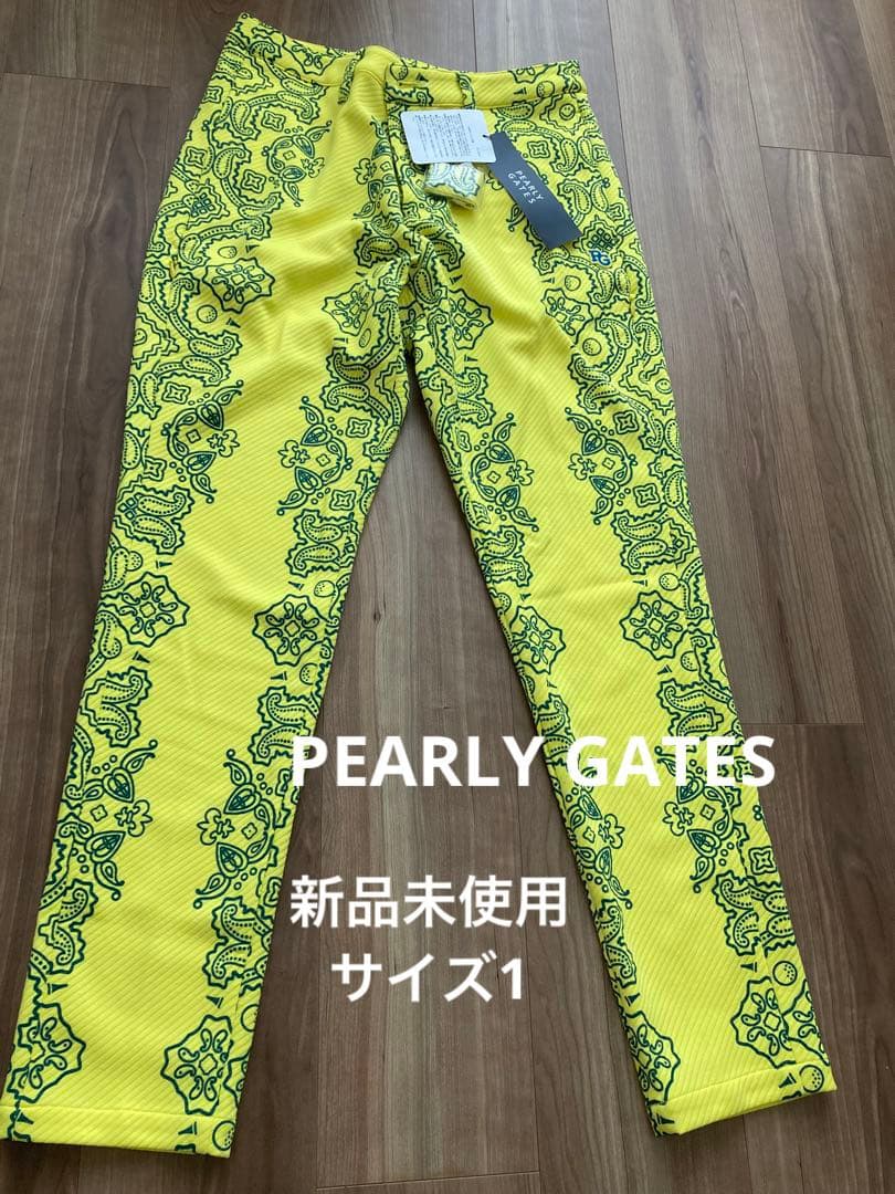 ⭐︎限定SALE⭐︎パーリーゲイツ ペイズリー 新品 ニコちゃん イエロー 1