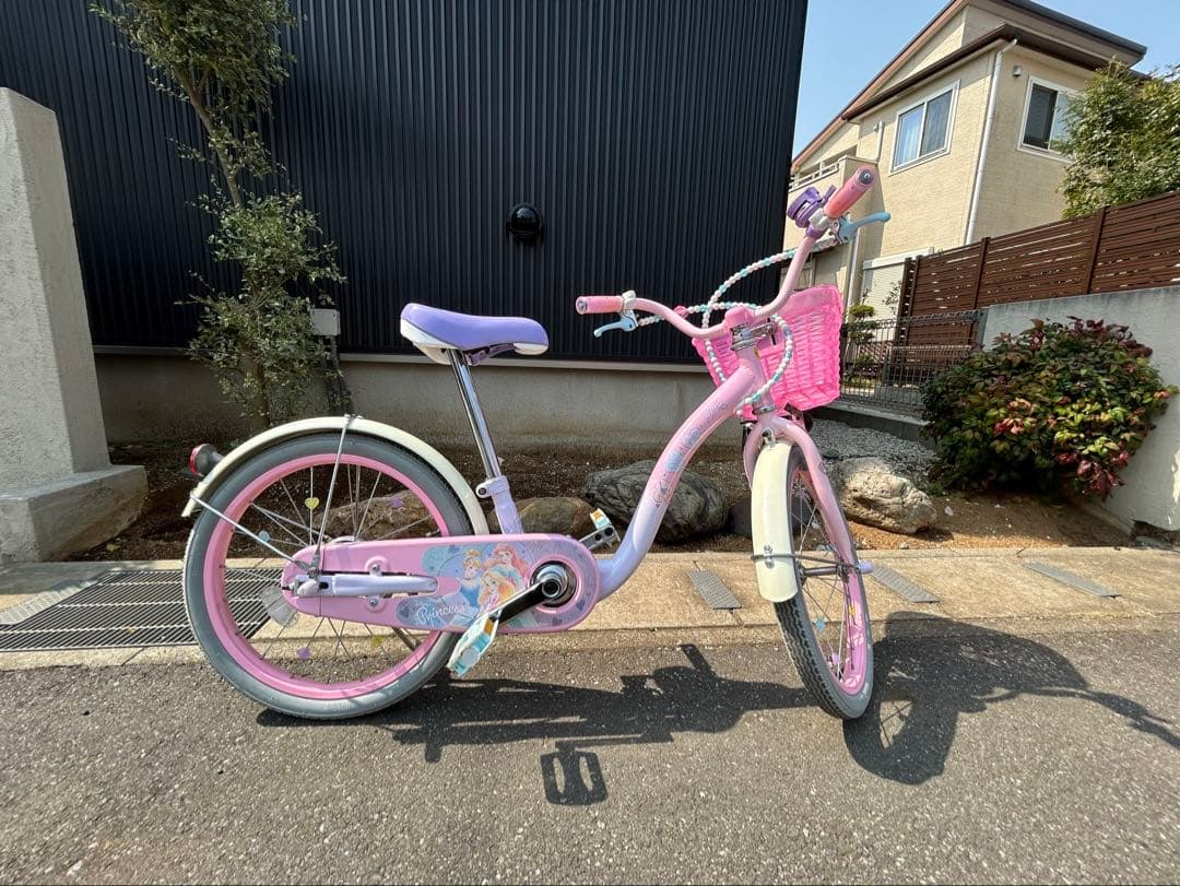 とも　幼児用自転車 プリンセス　18インチ　引き取り限定