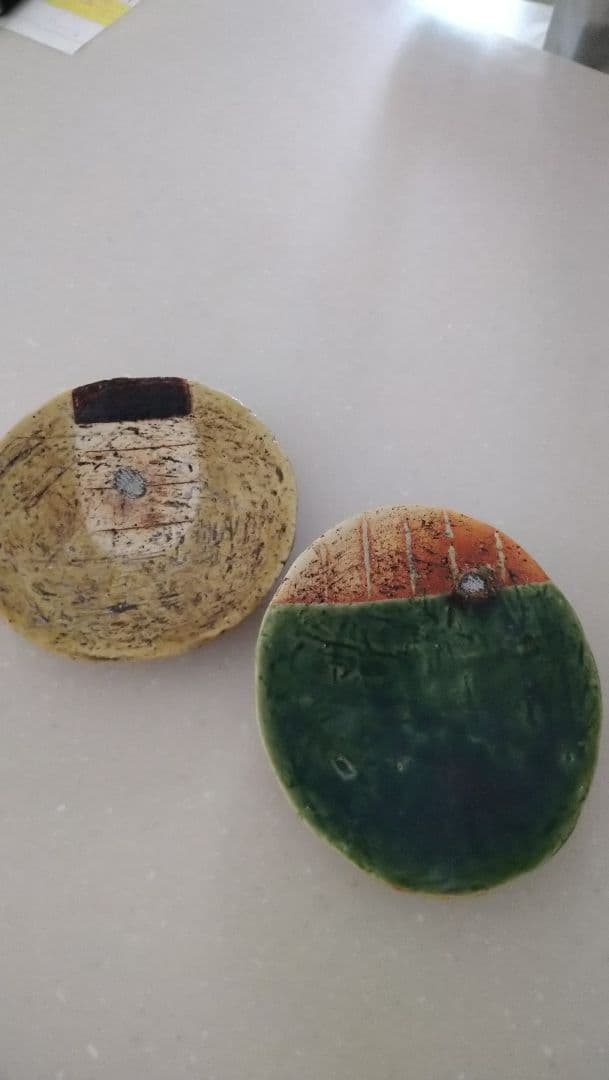 作家　野村亜矢　小皿　２枚セット