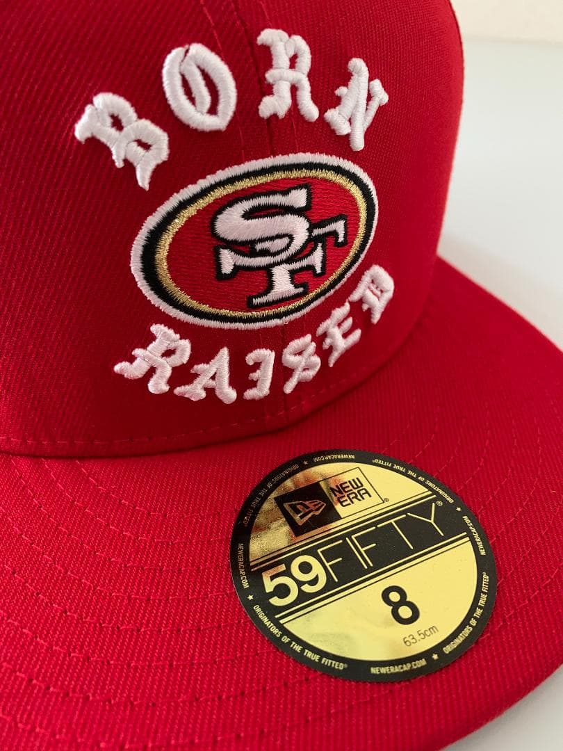 キャップ BORN x RAISED + 49ERS ROCKER FITTED