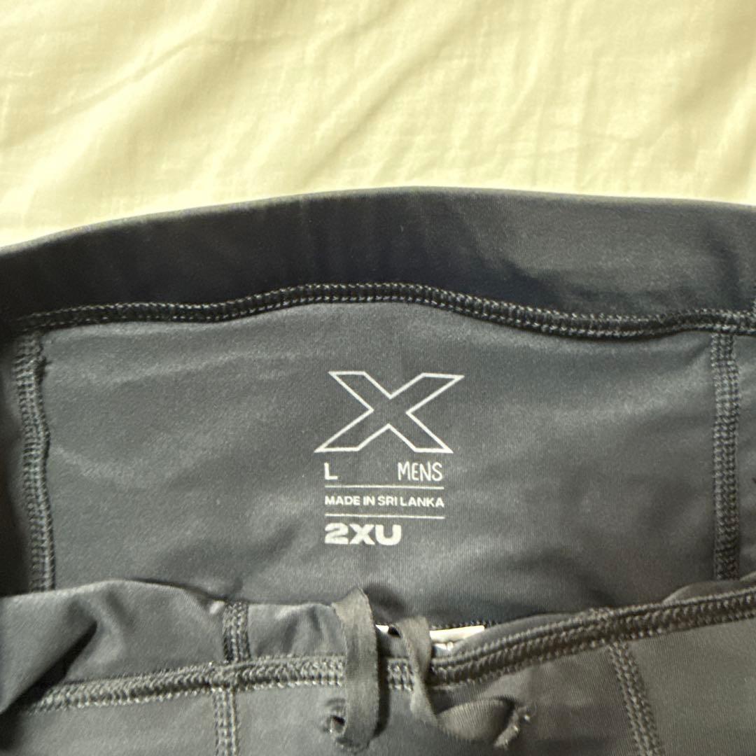 2XU メンズ L ブラック ハーフタイツ
