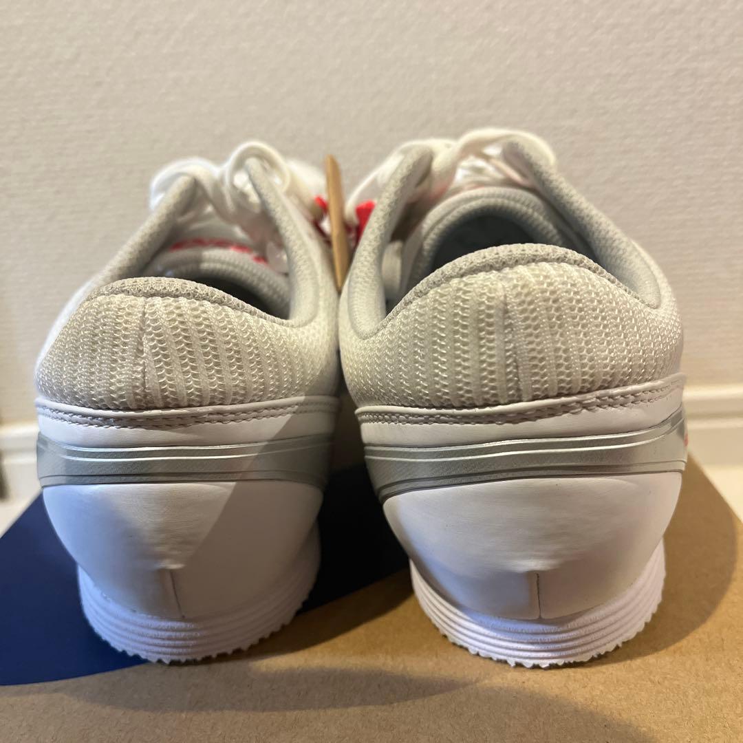 【未使用】ASICS スパイクシューズ ホワイト/ブラック　27.5cm