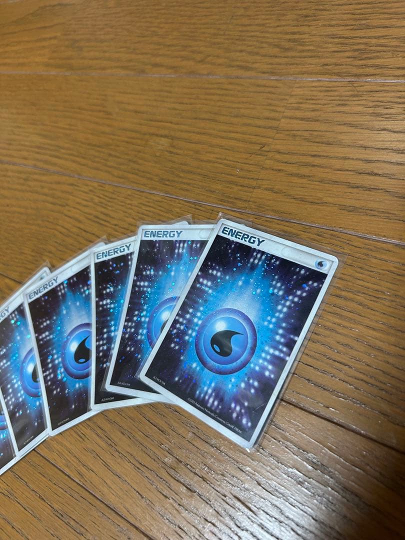 Pokémon 基本水エネルギー 6枚
