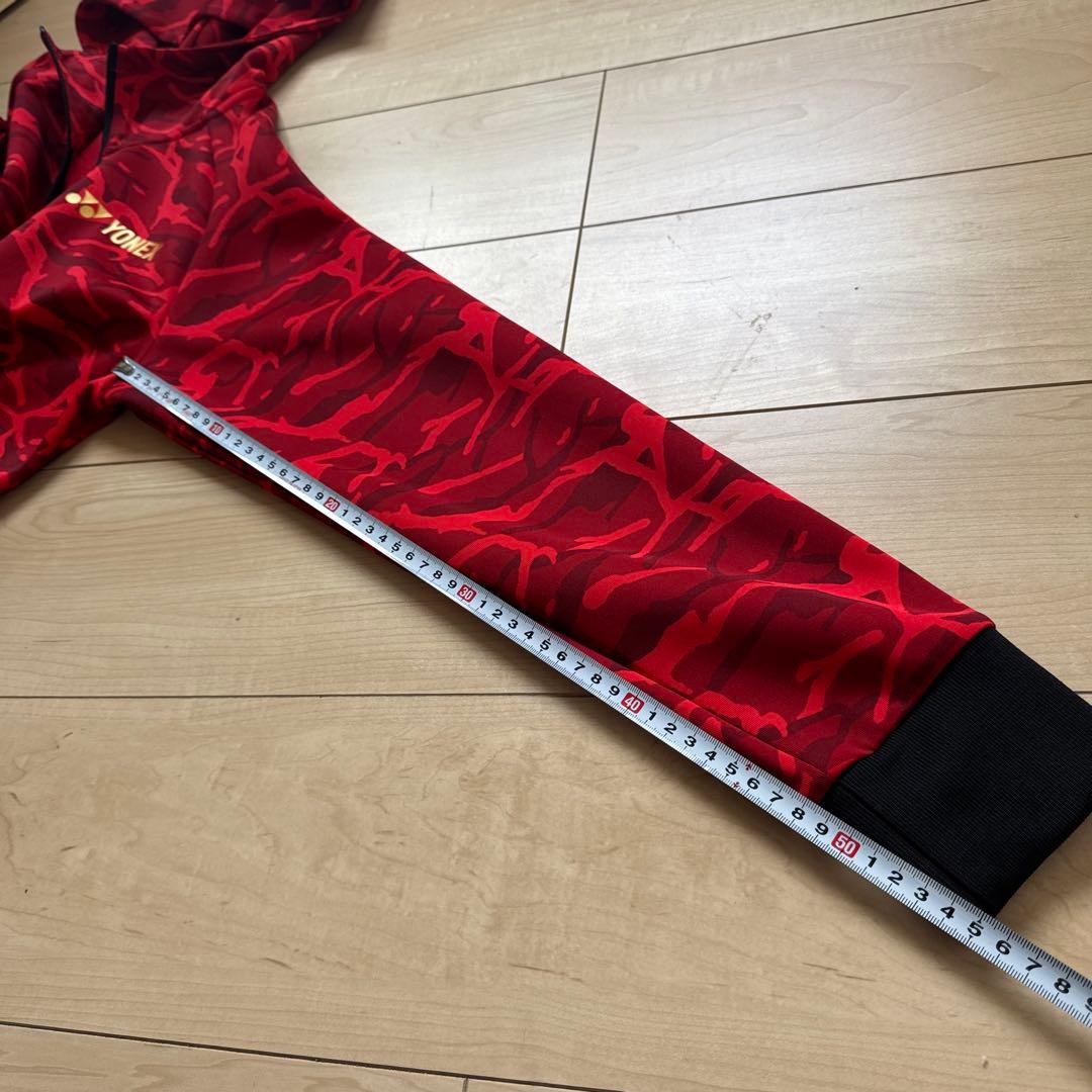 YONEX ヨネックス　カモフラージュ ジップアップウェア　リンダン　Mサイズ