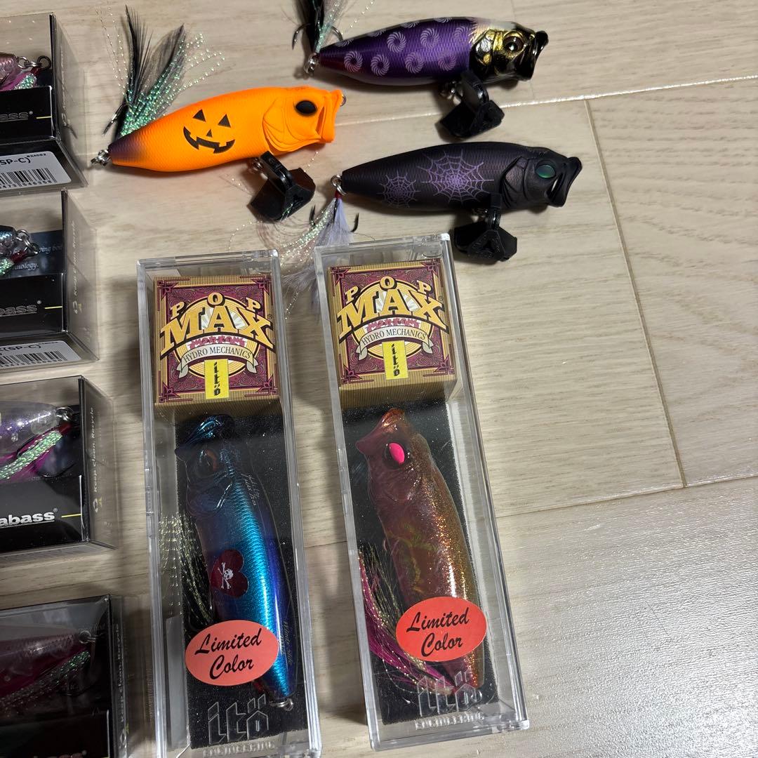 Megabass POP MAX SP-Cトップウォーター 13個セット