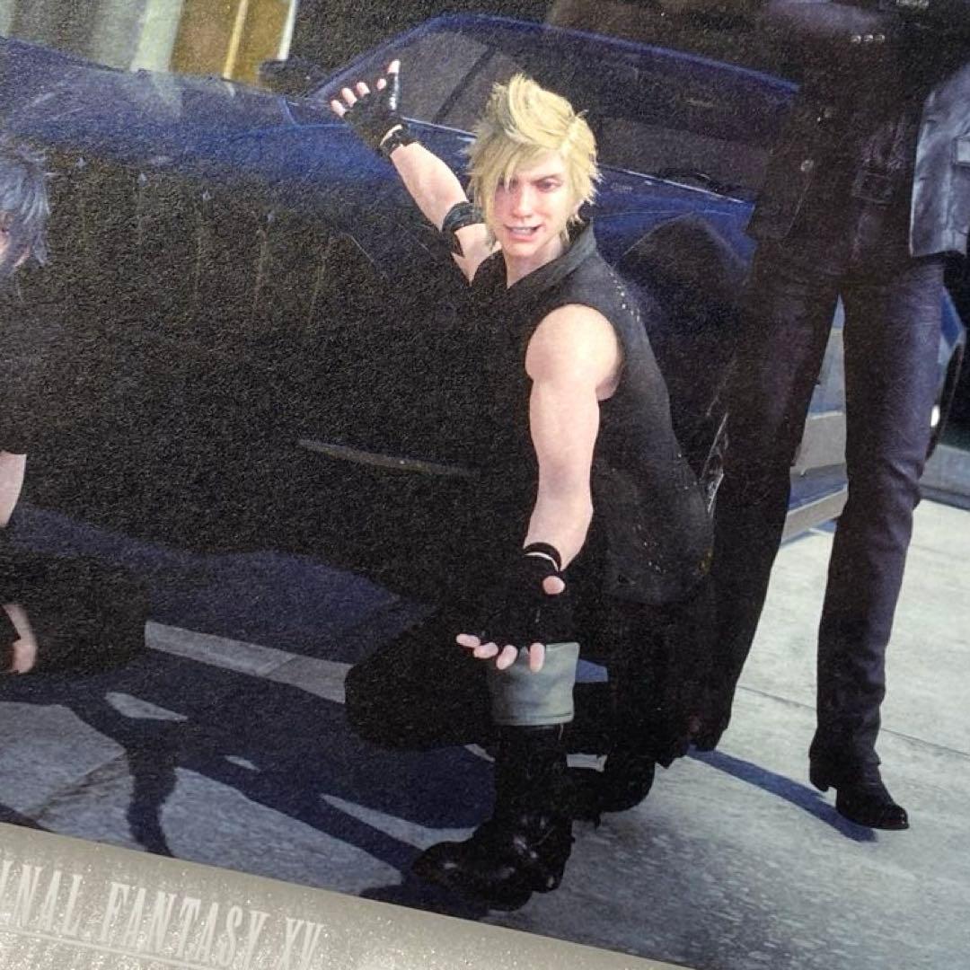 【希少】ファイナルファンタジーXV イラスト入り アクリルボード FF15