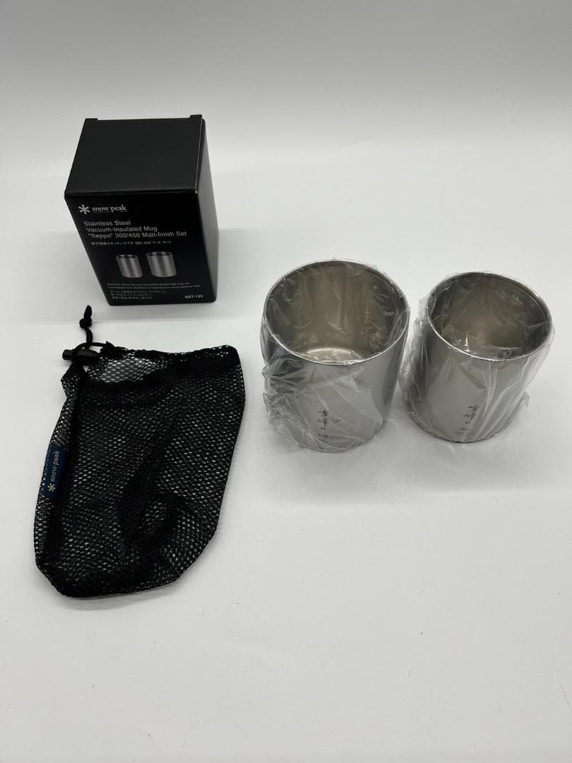 スノーピーク 真空雪峰スタッキングマグ 300/450 SET-123