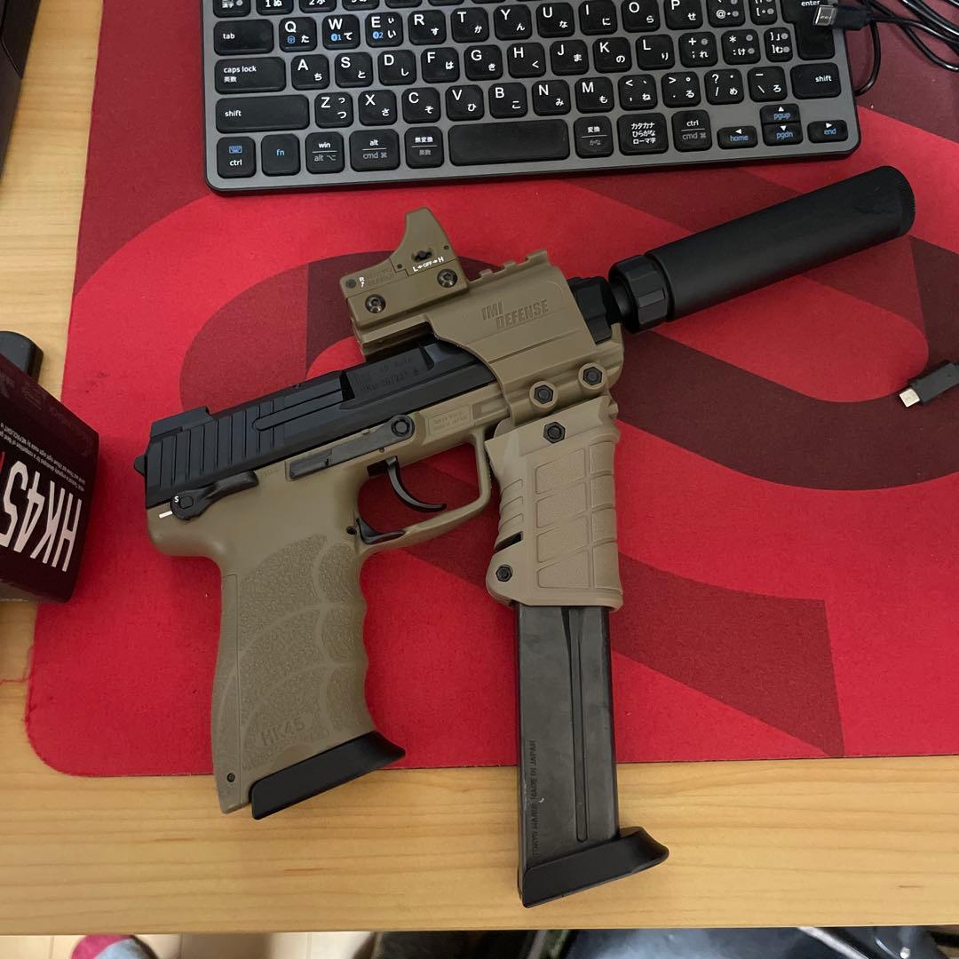 マルイ　hk45 t 実物パーツ多数　カスタム　ガス　グロック　ハイキャパ