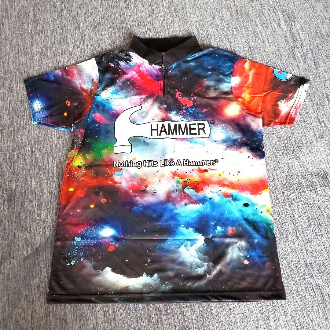 ✨新品✨ハンマー　【日本サイズM】　宇宙　カラフル　ボウリングウェア